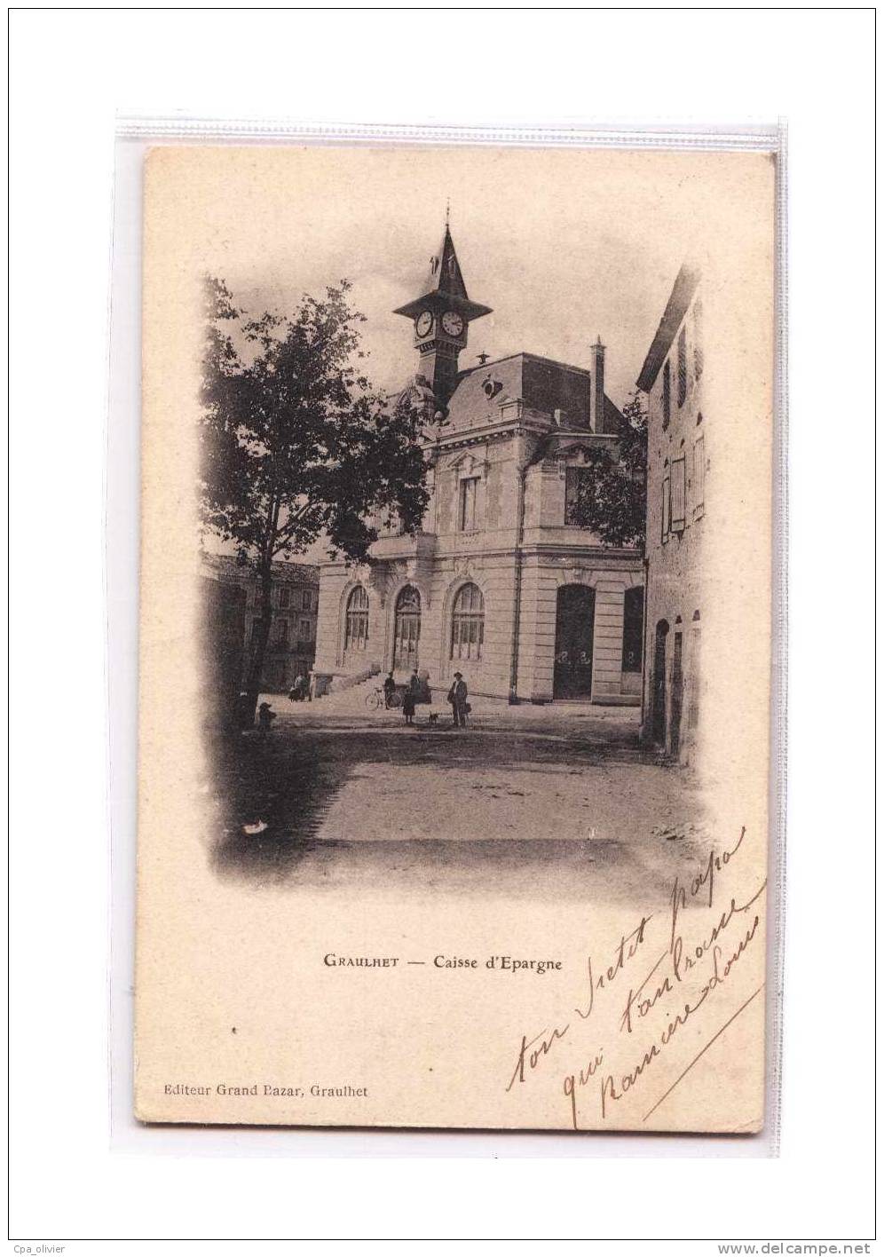 81 GRAULHET Caisse d'Epargne, Banque, ed GB, 190?