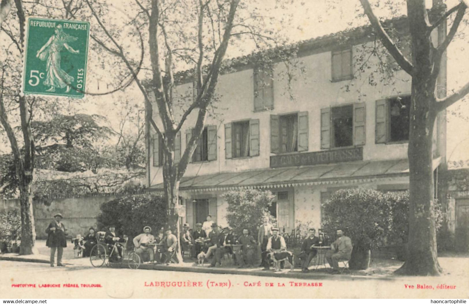 81 Labruguiere  café de la terrasse