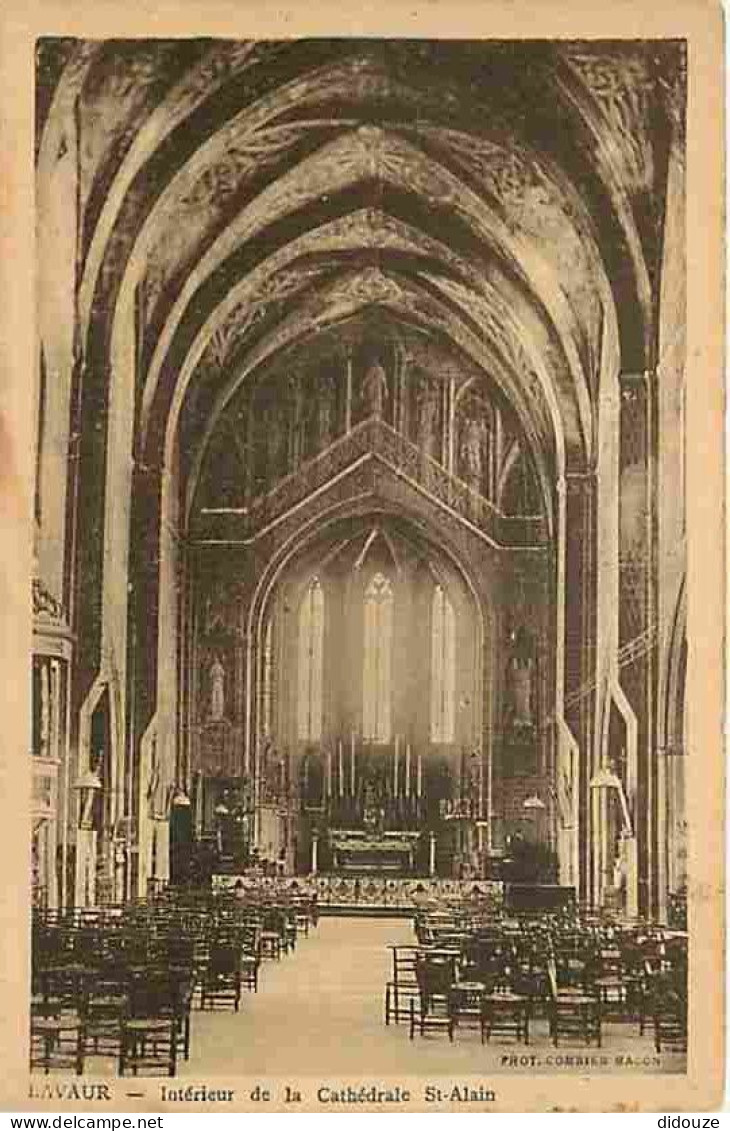 81 - Lavaur - Intérieur de la Cathédrale St-Alain - CPA - Voir Scans Recto-Verso