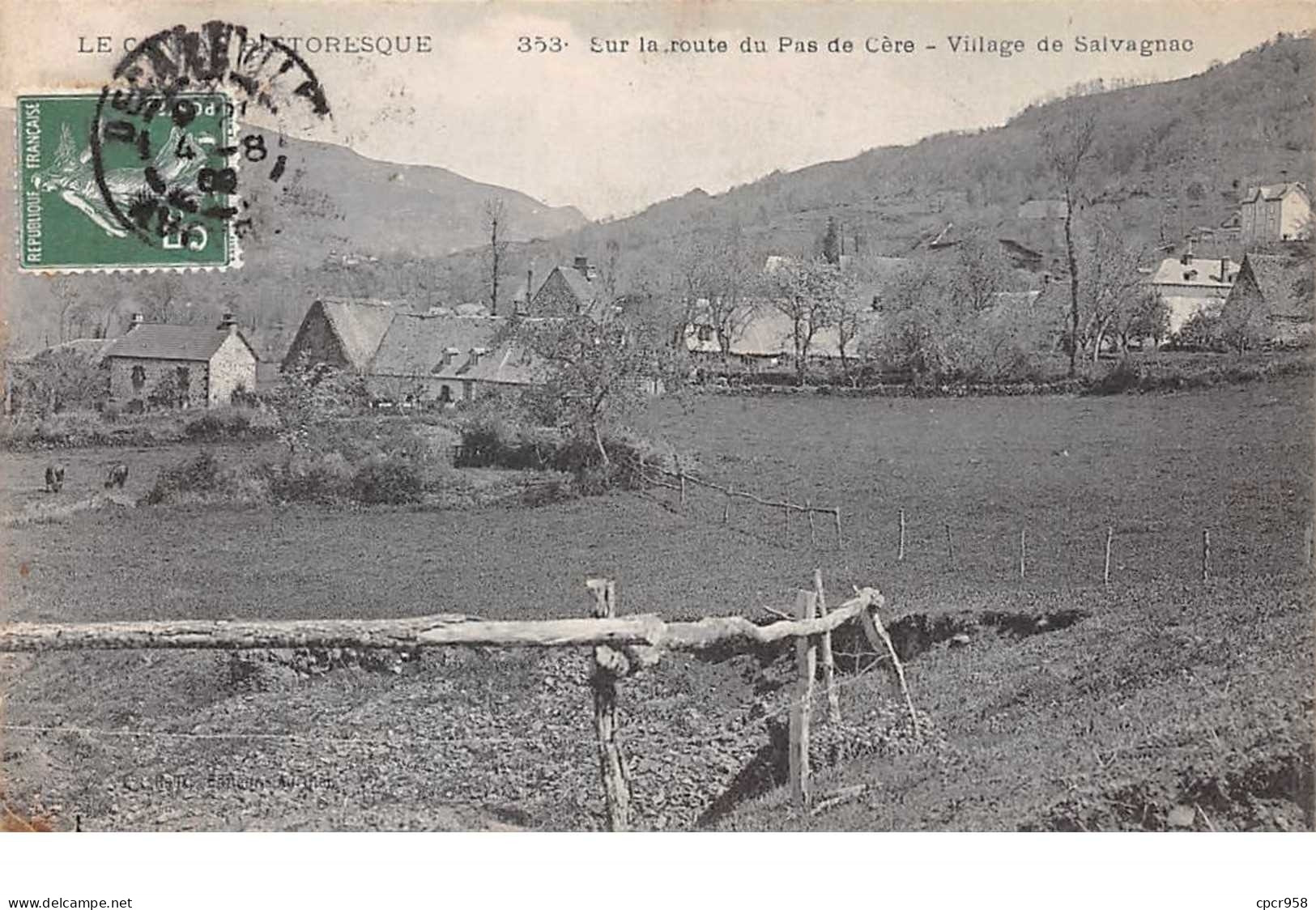 81 . n° 203541 . SALVAGNAC . VUE GENERALE