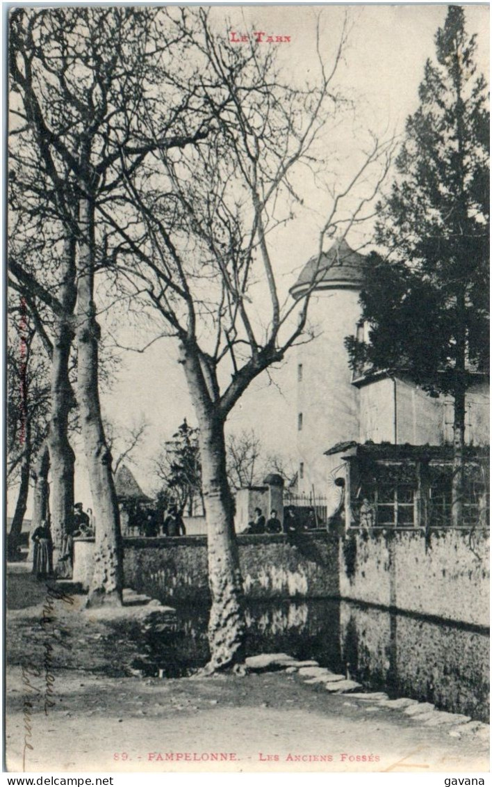 81 PAMPELONNE - Les anciens fossés