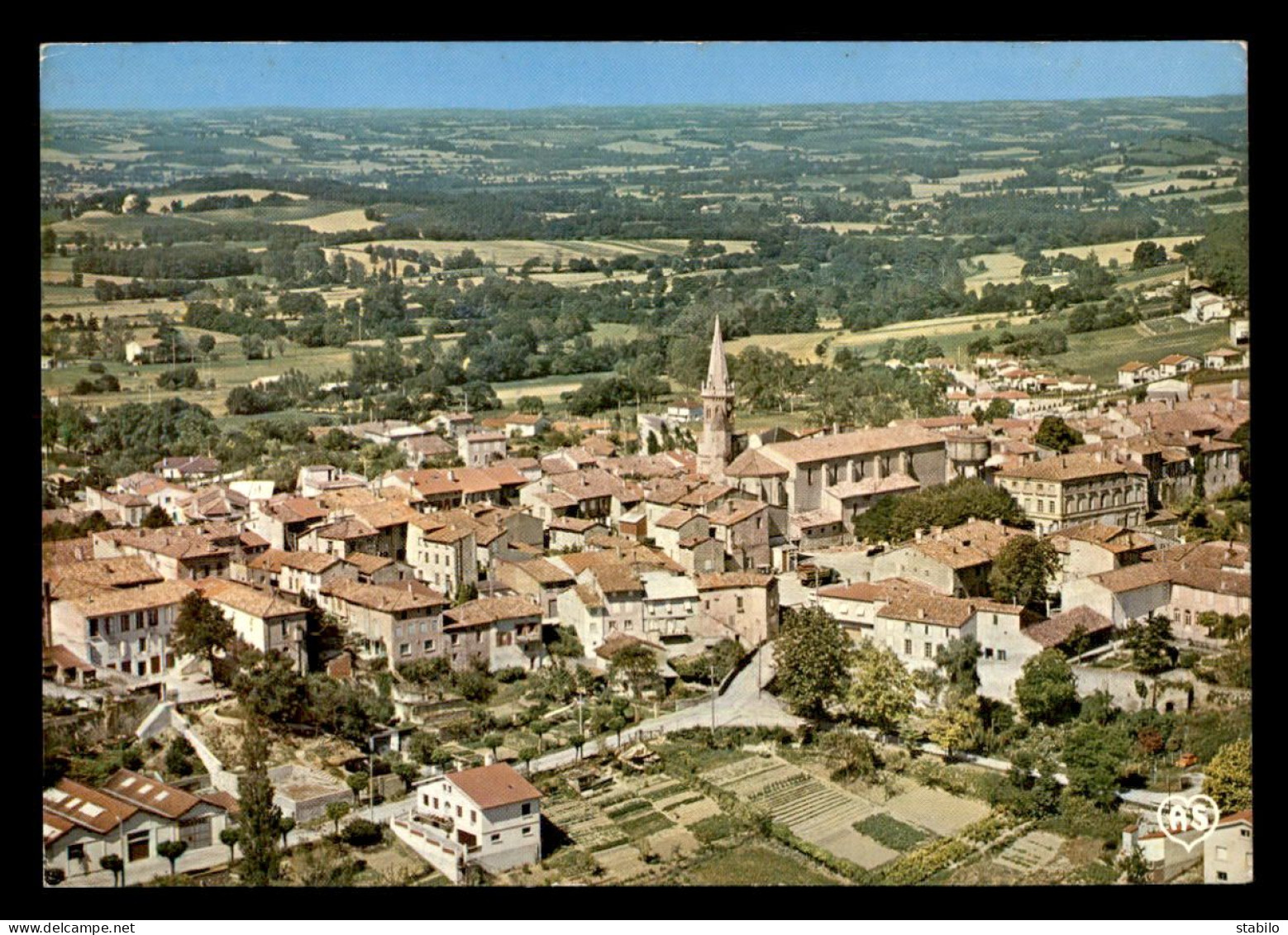 81 - PUYLAURENS - VUE AERIENNE