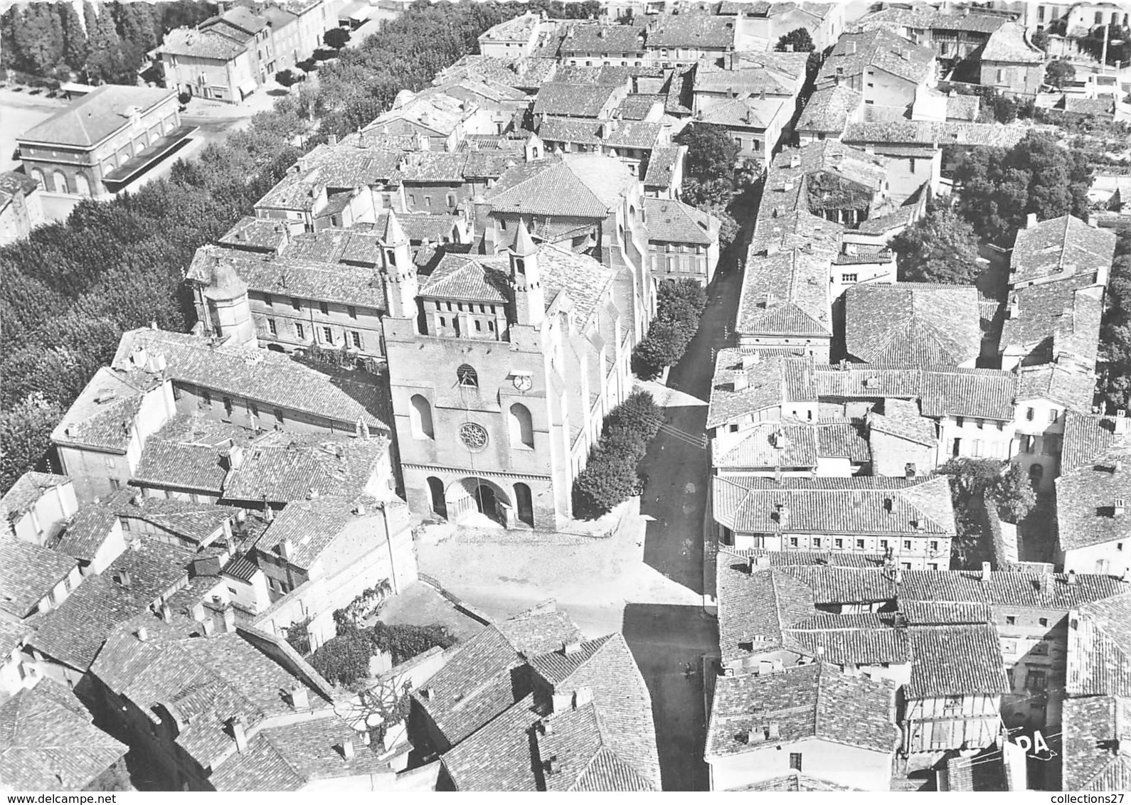 81-RABASTENS- RABASTENS VUE D'AVION