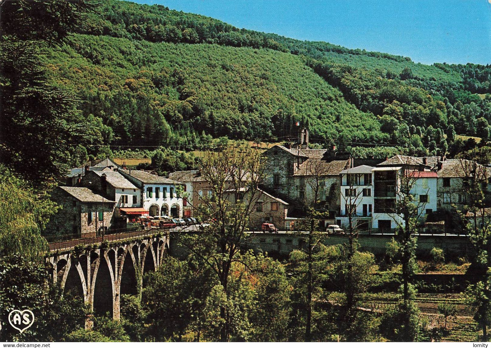 81 Vabre le pont neuf CPM cachet Vabre 1986