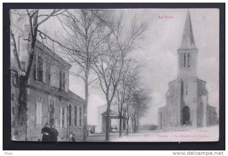 81 Vaour mairie, mairie eglise    D81D  K81309K  C81309C RH017096