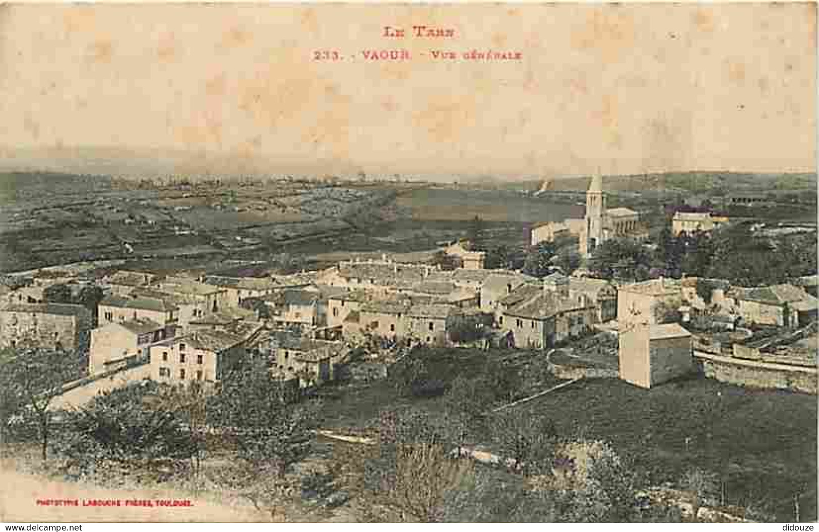 81 - Vaour - Vue Générale - CPA - Voir Scans Recto-Verso