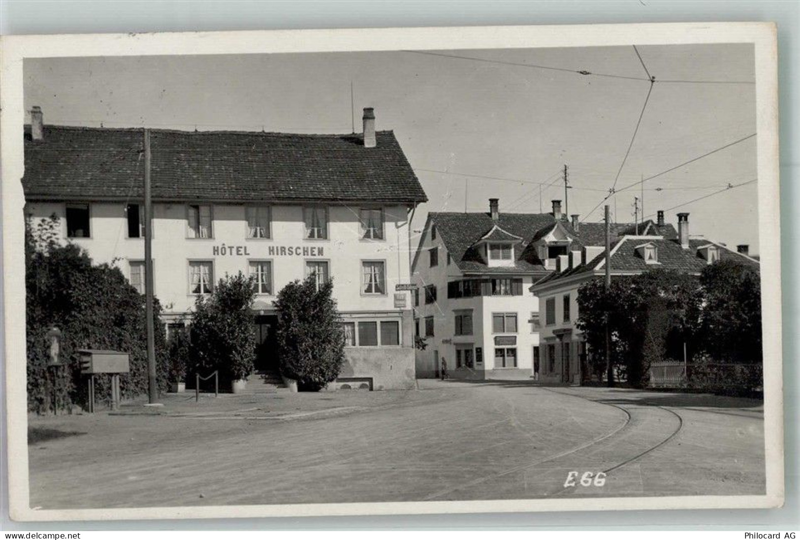 8132 Egg bei Zürich Foto AK Hotel Hirschen - 13597787