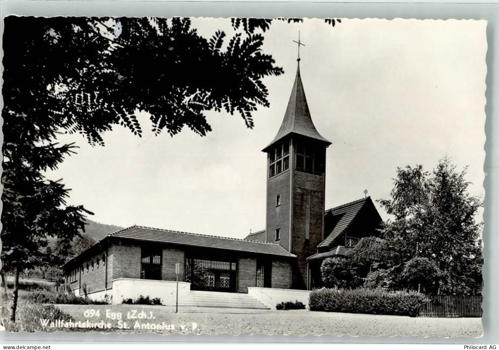 8132 Egg bei Zürich Foto AK Kirche St. Antonia - 39697601