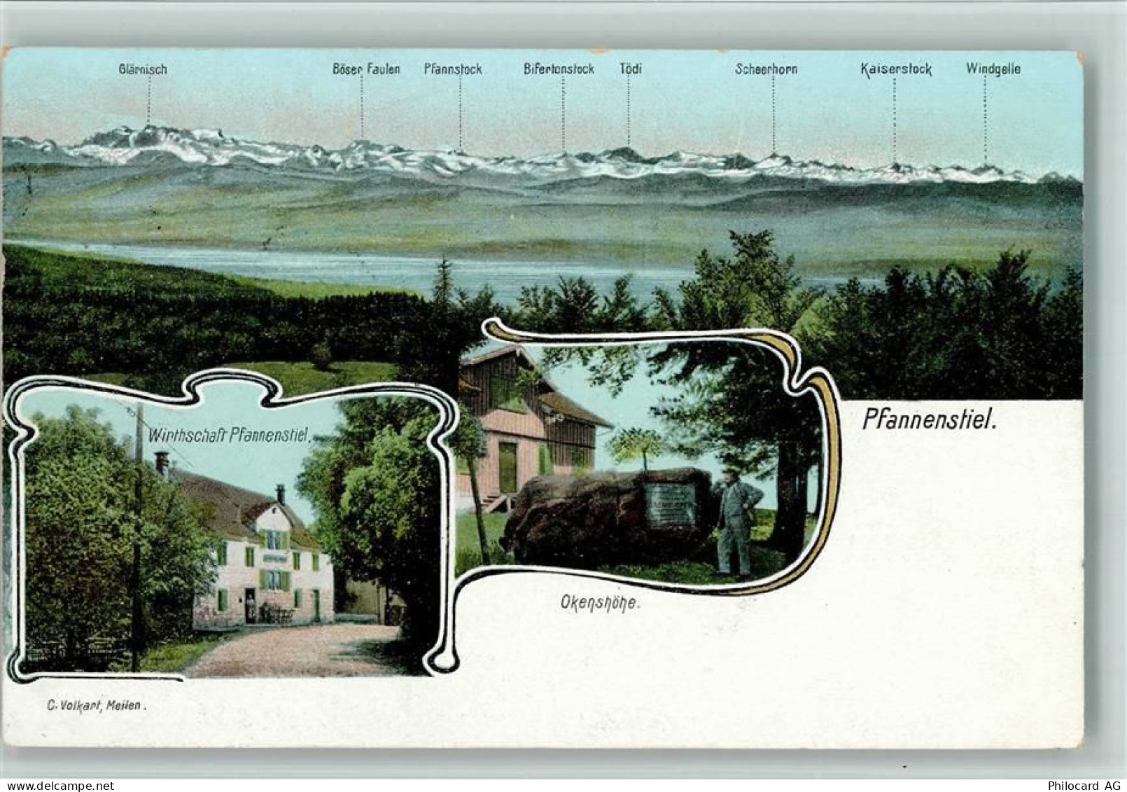 8132 Egg bei Zürich - Wirtschaft Pfannenstiel, Okenshöhe, gute Erhaltung... - 13078955