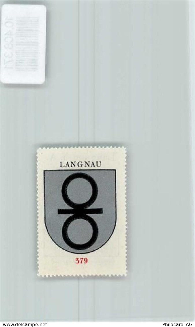 8135 Langnau am Albis - Vignette Wappen Kaffee Hag ca 1920-1940 - 10408371