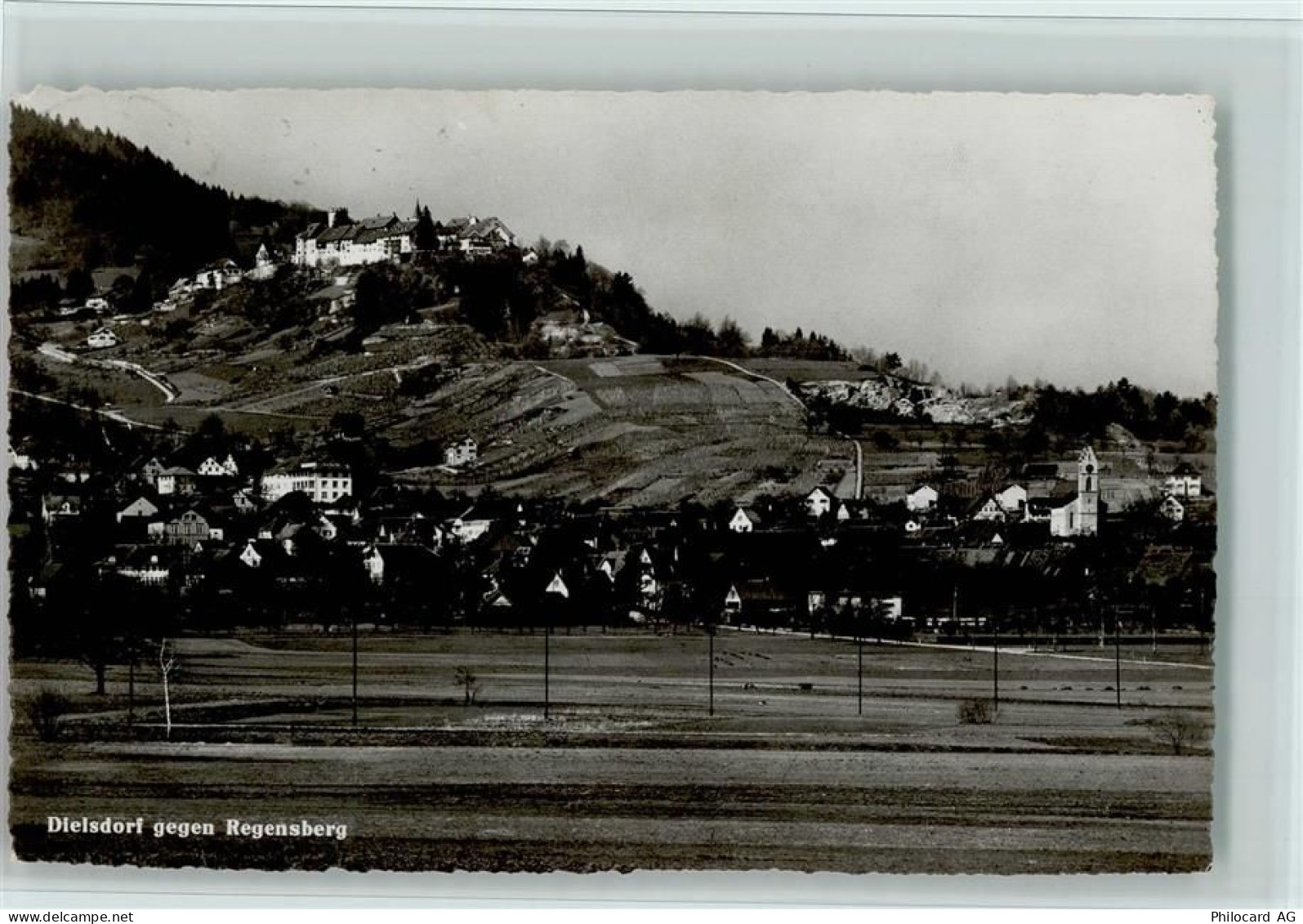 8157 Dielsdorf 1946 Foto AK Verlag Gaberell Nr. 30931 - vue generale, gu... - 13070978