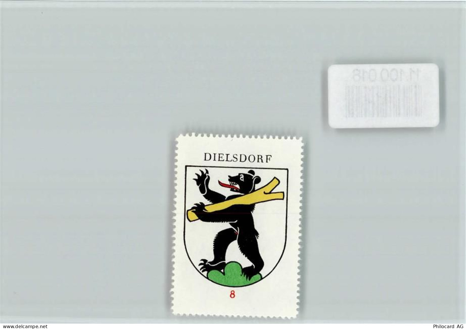 8157 Dielsdorf - Vignette Wappen Kaffee Hag ca 1920-1940 - 11100018