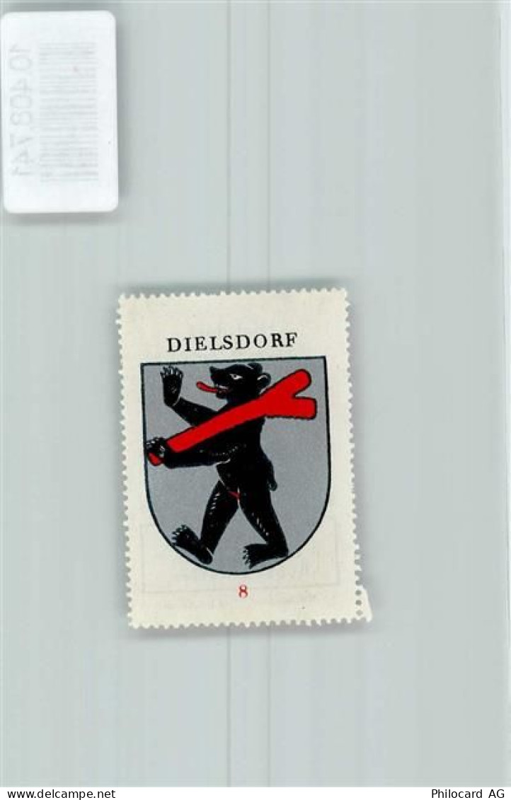 8157 Dielsdorf - Vignette Wappen Kaffee Hag ca 1920-1940 Bär - 10408741