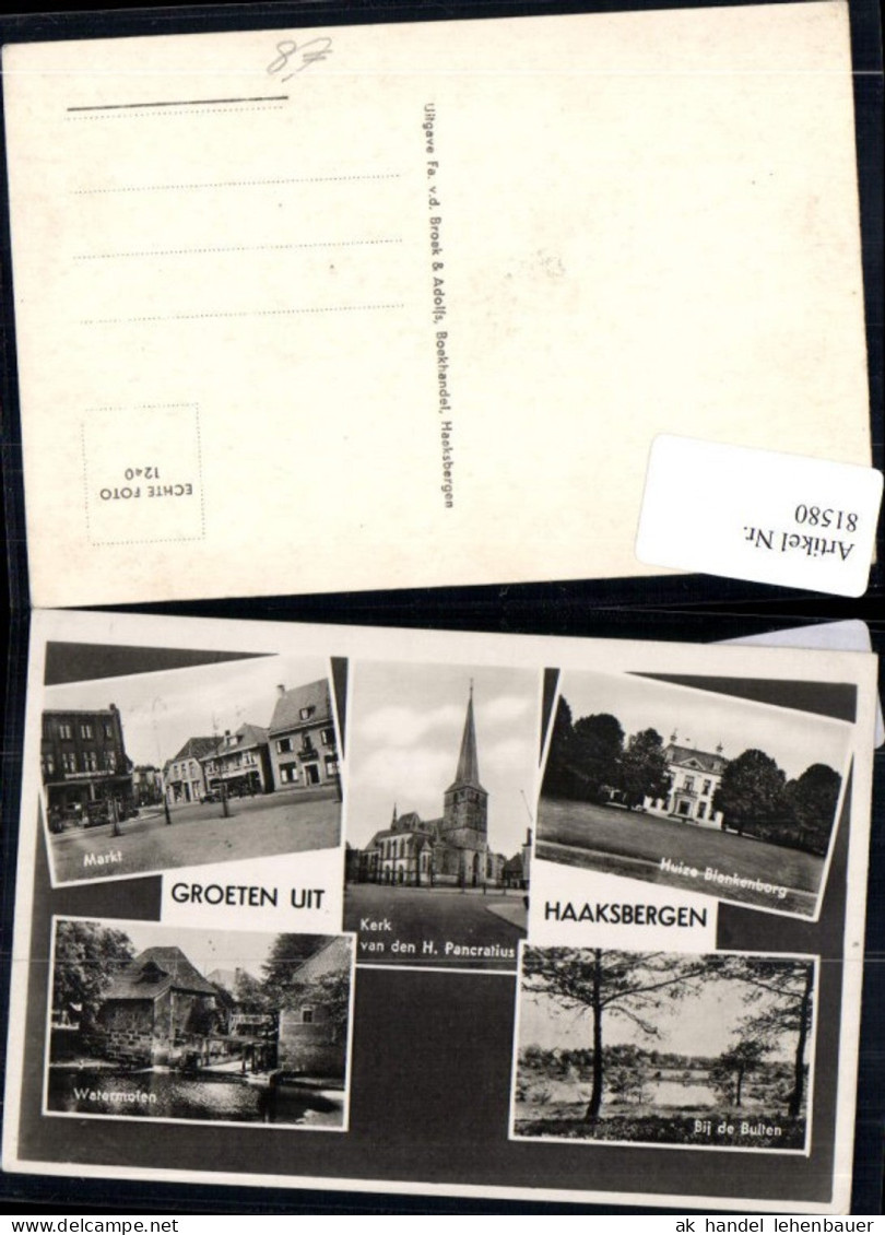 81580,Groeten Uit Kerk van den H.Pancratius Haaksbergen Mehrbildansicht Watermolen Bij de Bulten