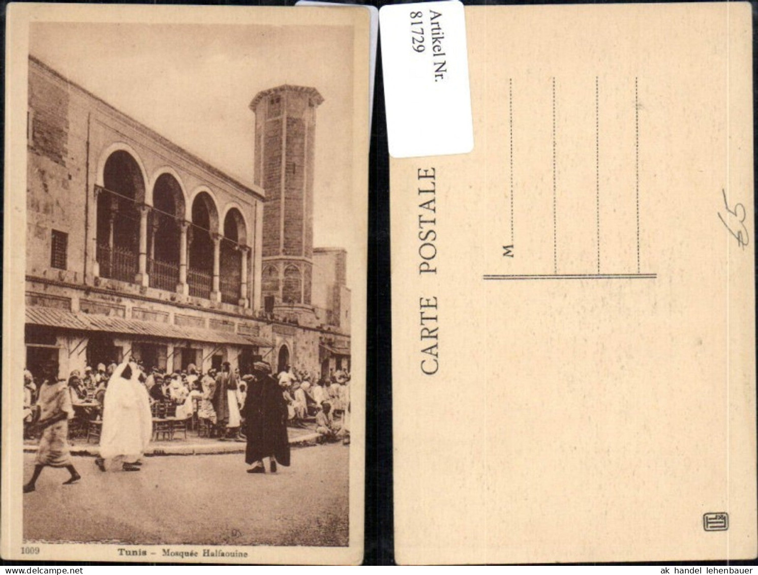 81729,Tunis Mosqee Halfaounie
