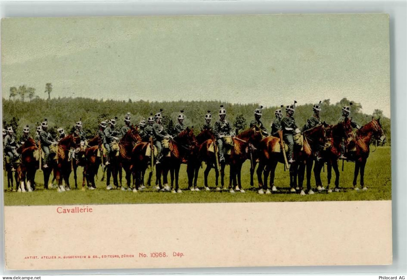 8180 Bülach 1913 - Cavallerie Ort lt. Stempel - 10591746