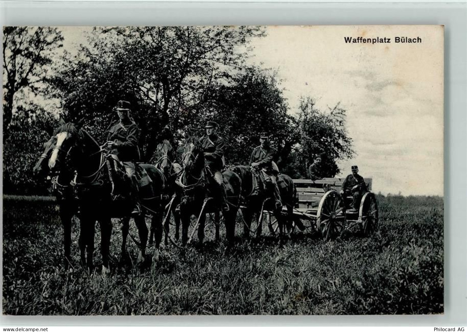 8180 Bülach - 1915 Waffenplatz Pferdekutsche Sechsspänner - 13112079