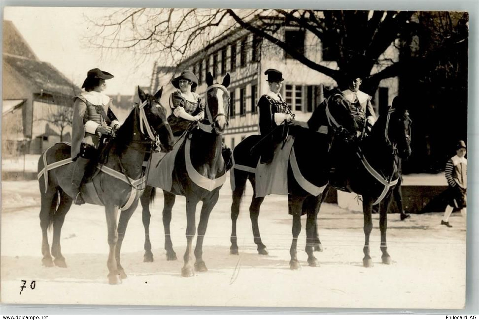 8180 Bülach Foto AK Ort lt. Fotograf Reiter - 10741524