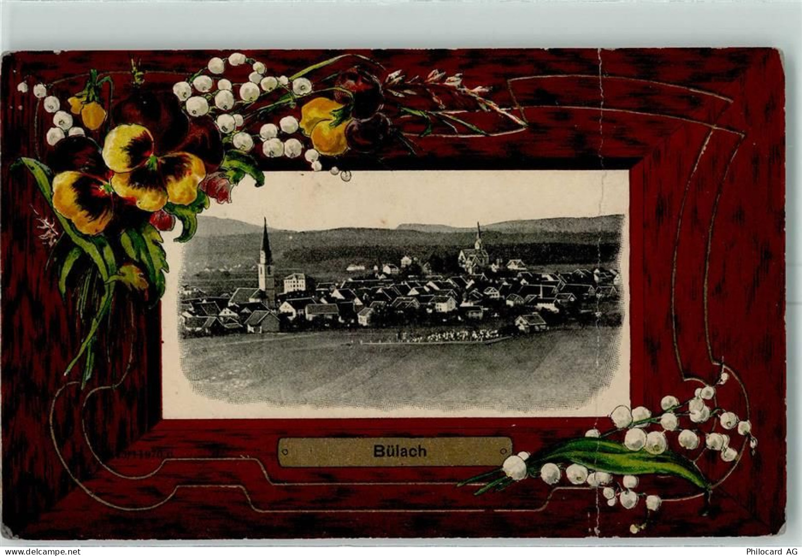 8180 Bülach Gebrauchsspuren Passepartout Prägedruck - 13151955