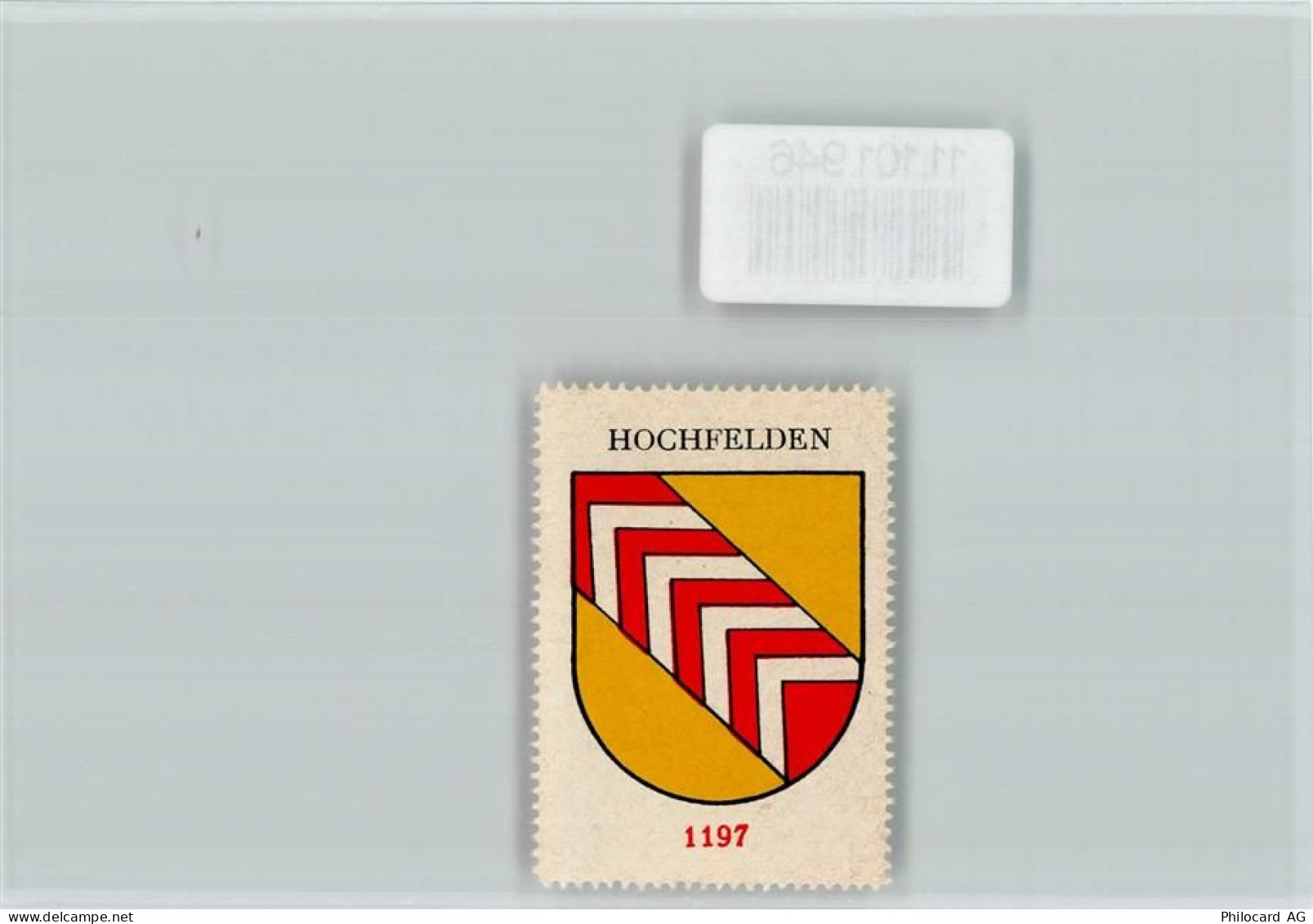 8182 Hochfelden - Vignette Wappen Kaffee Hag ca 1920-1940 - 11101946