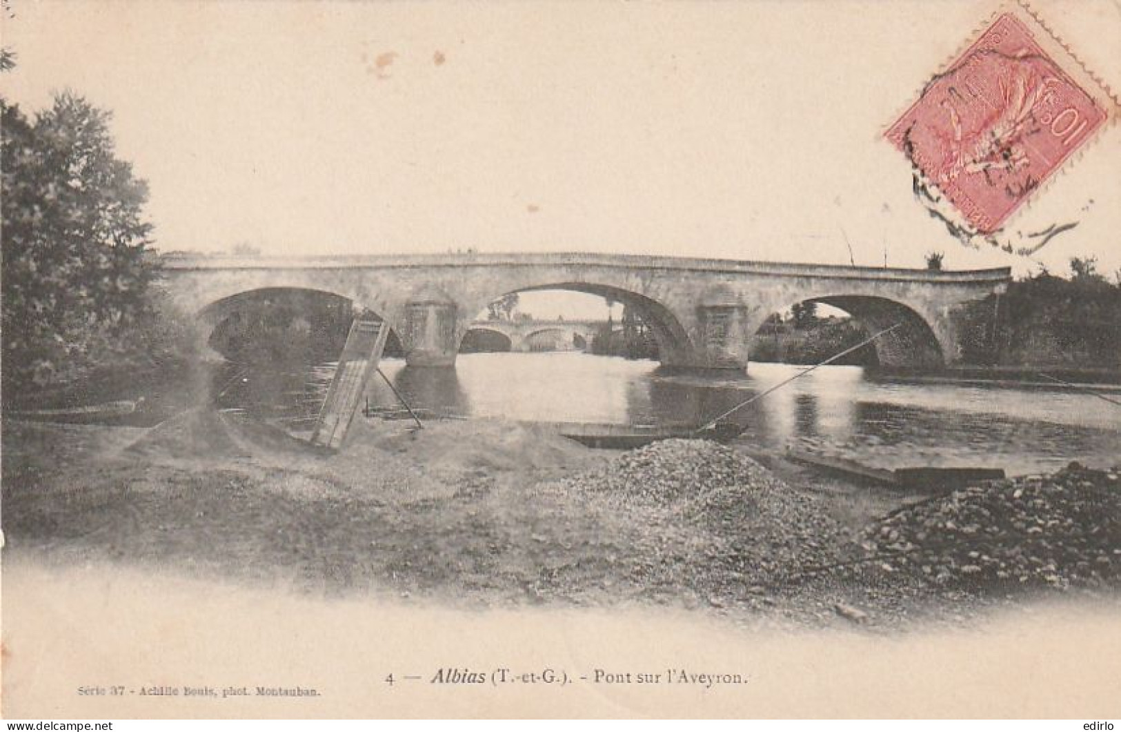 ****82 **** ALBIAS  pont sur l'Aveyron TTBE
