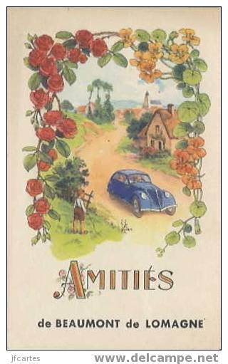 82 - BEAUMONT-de-LOMAGNE - Amitiés de Beaumont de Lomagne