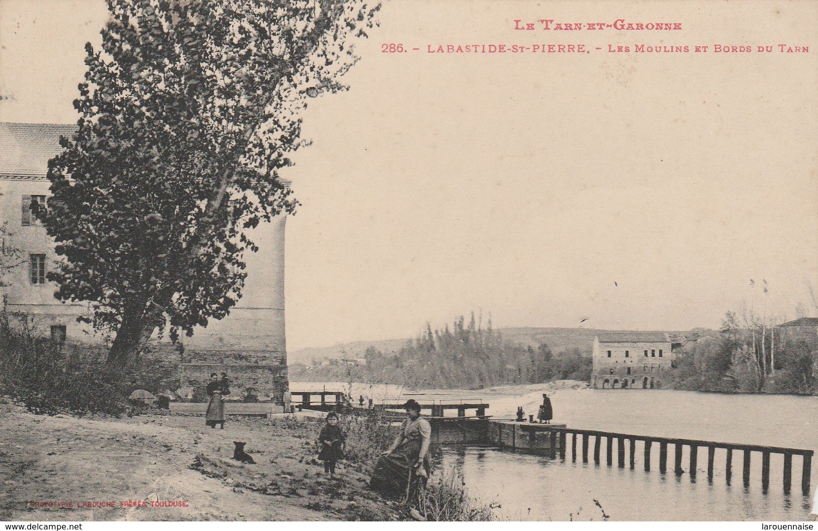 82 - LABASTIDE SAINT PIERRE - Les Moulins et Bords du Tarn