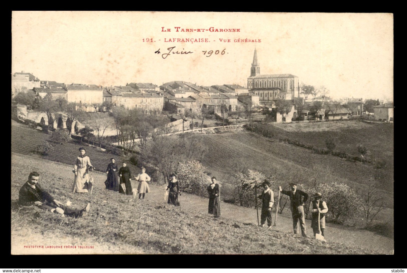 82 - LAFRANCAISE - VUE GENERALE - ANIMATION