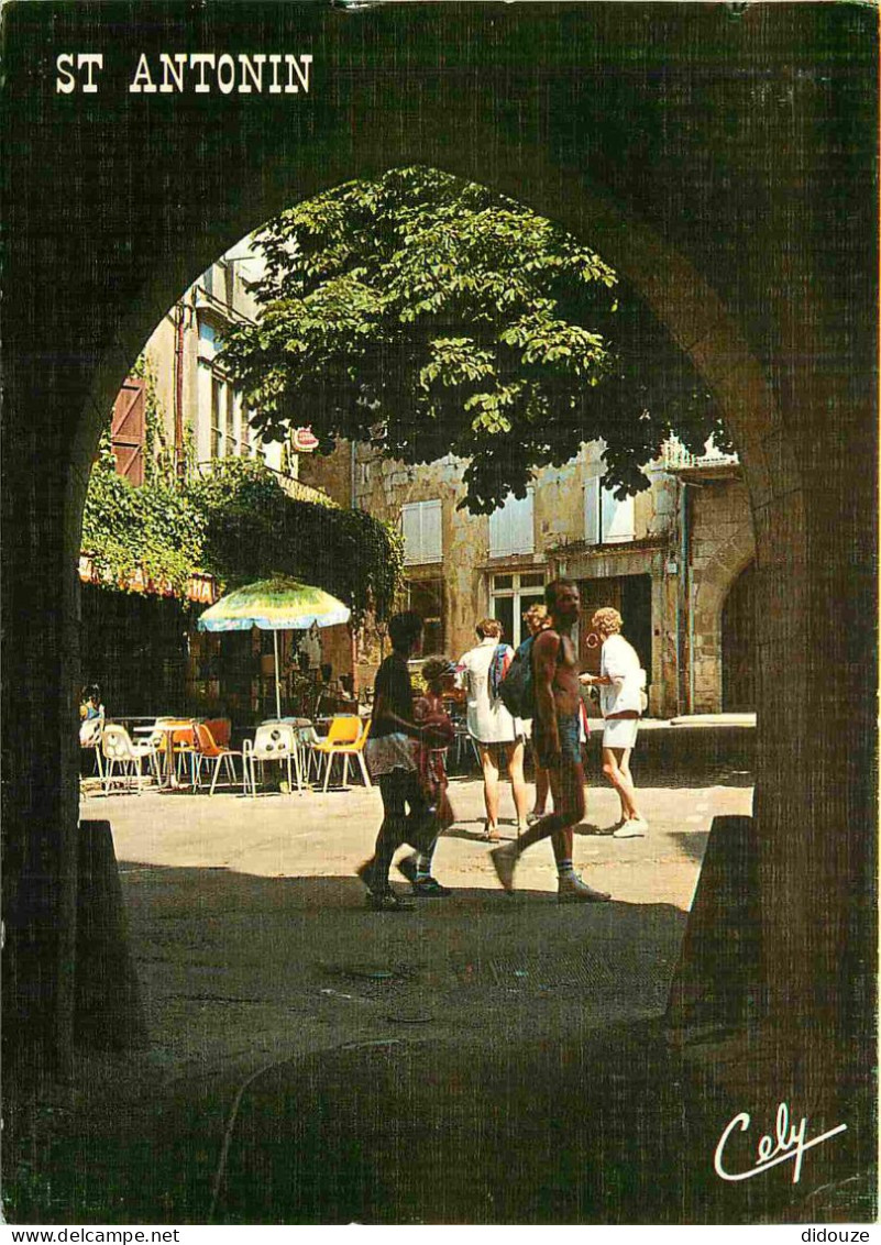 82 - Saint Antonin Noble Val - Au coeur de la ville - CPM - Voir Scans Recto-Verso