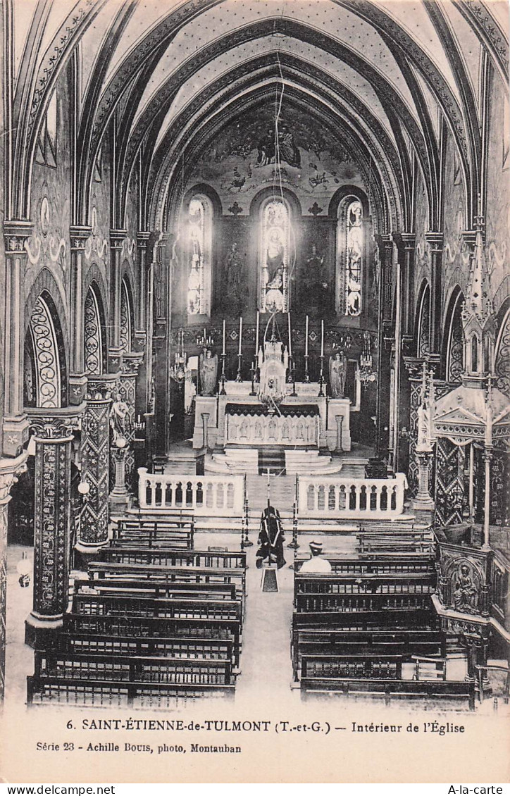 82 SAINT ETIENNE DE TULMONT INTERIEUR DE L EGLISE