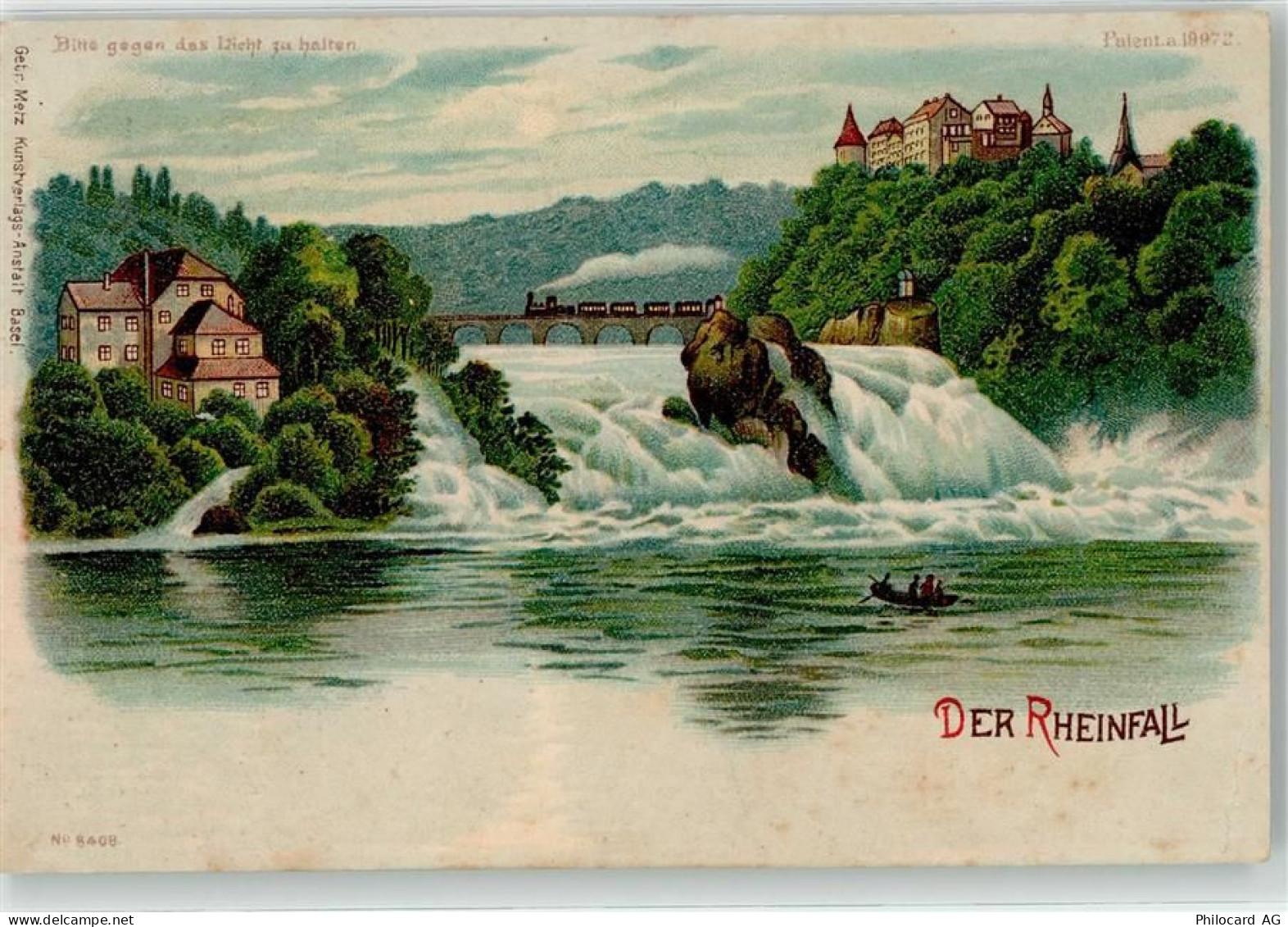 8212 Neuhausen am Rheinfall Lithographie Rheinfall - 52162820