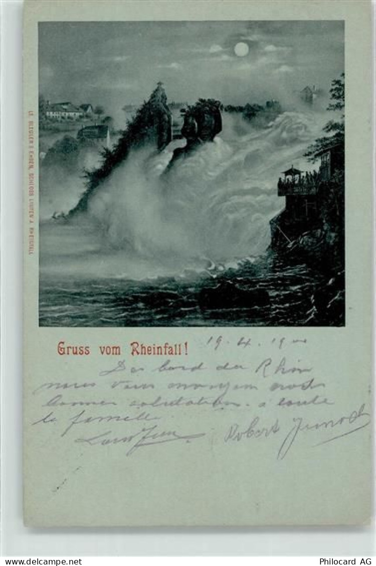 8212 Neuhausen am Rheinfall Lithographie Rheinfall - 52162835