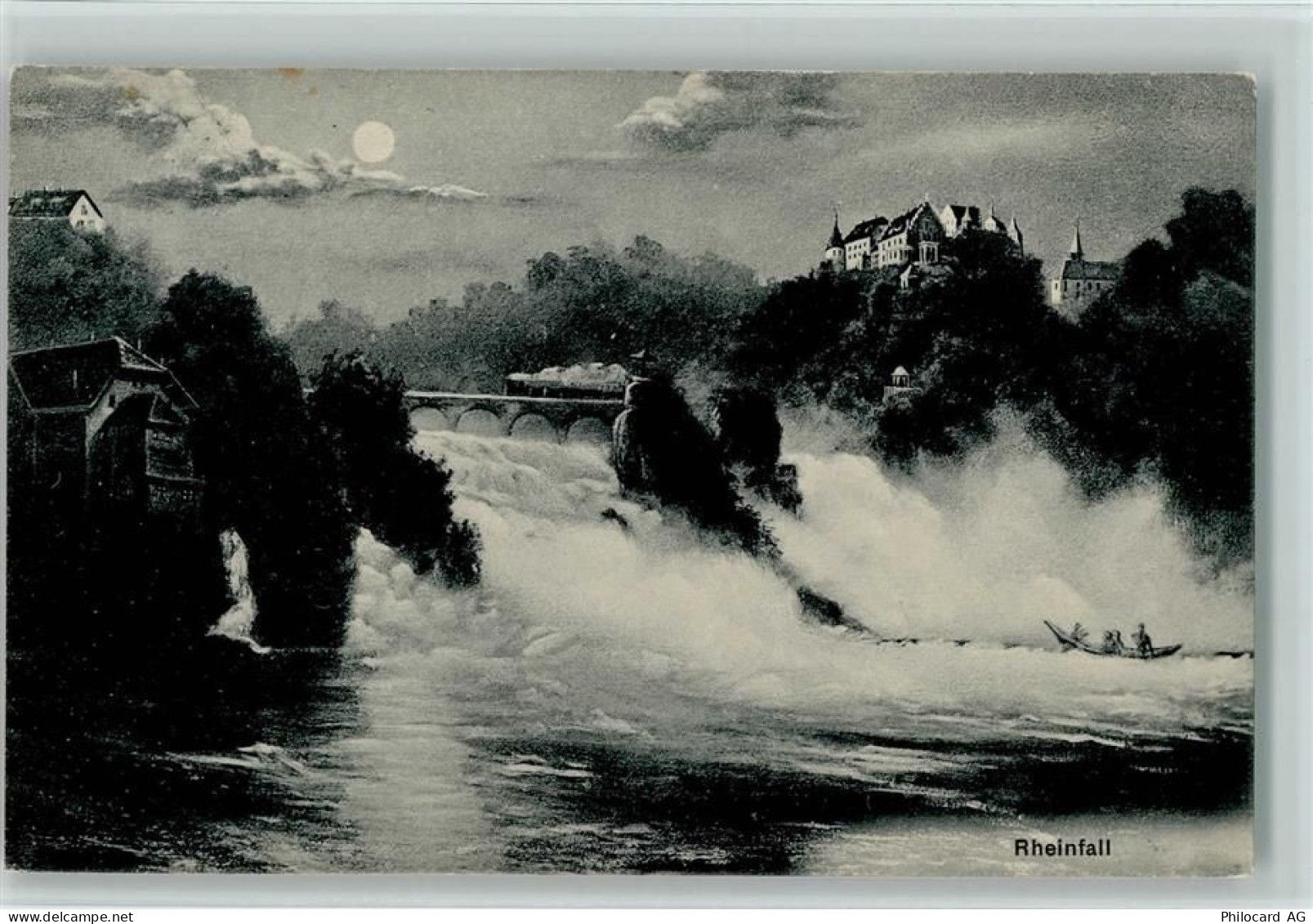 8212 Neuhausen am Rheinfall Mondschein Rheinfall - 11059130
