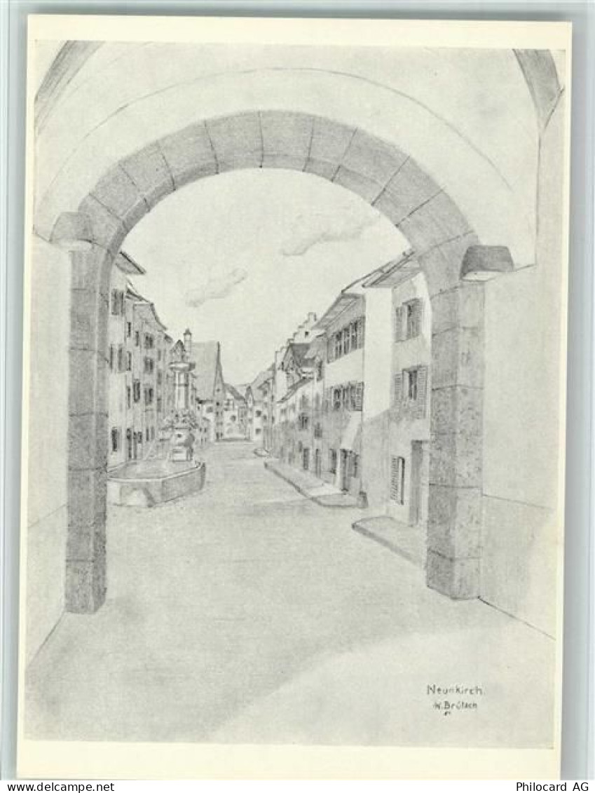 8213 Neunkirch Künstlerkarte Bildersammlung Lueged, da sich üsri Heimet!... - 11051998