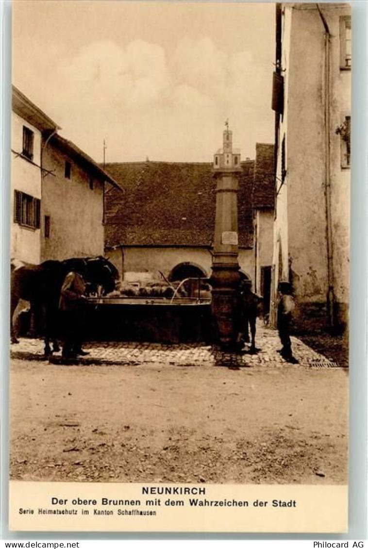 8213 Neunkirch - Oberer Brunnen mit Wahrzeichen - 10609481