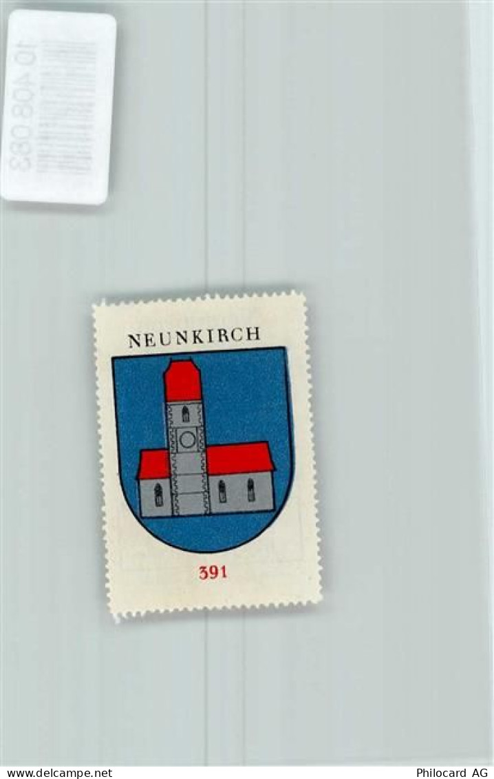 8213 Neunkirch - Vignette Wappen Kaffee Hag ca 1920-1940 Kirche - 10408083