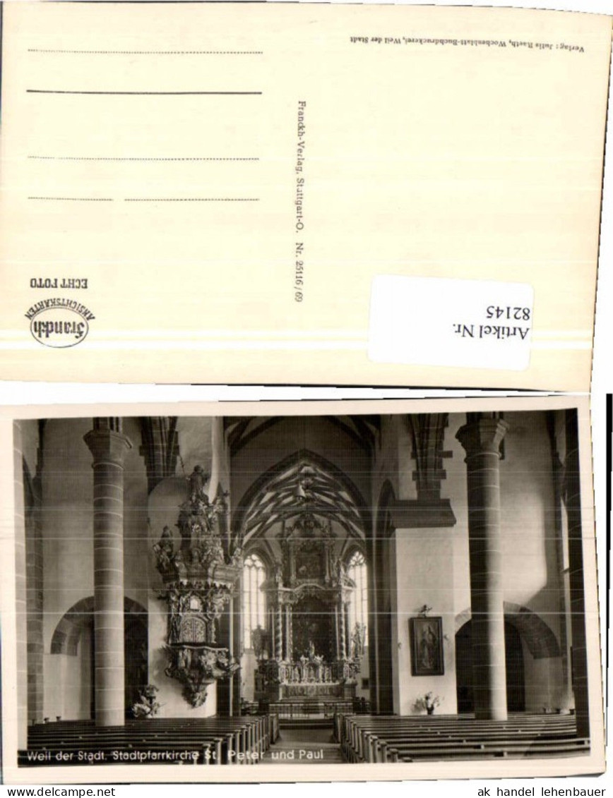82145,Weil der Stadt Pfarrkirche