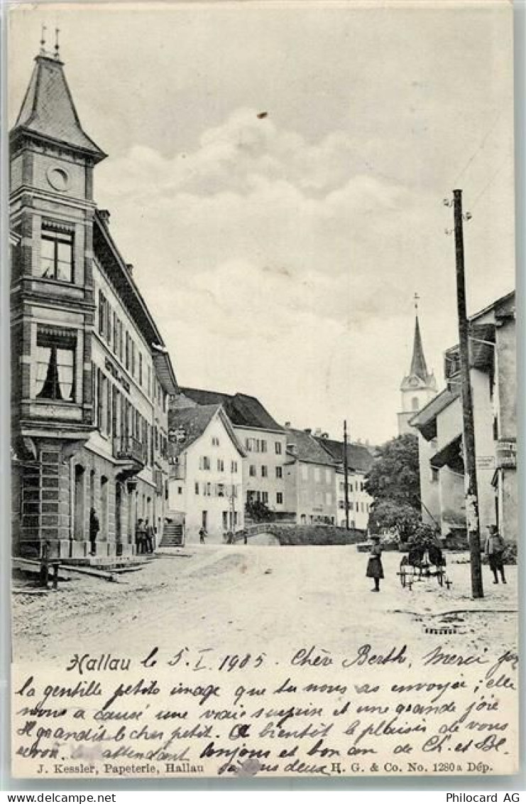 8215 Hallau 1905 Foto AK - 13568026