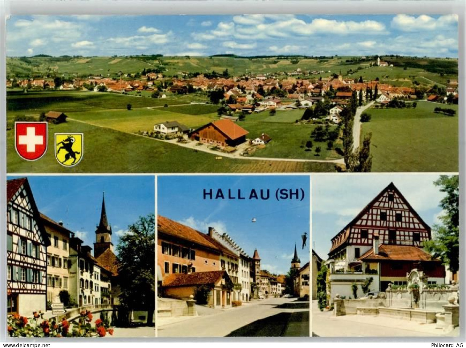 8215 Hallau - Dorfpartie Kriegerdenkmal - 51797081