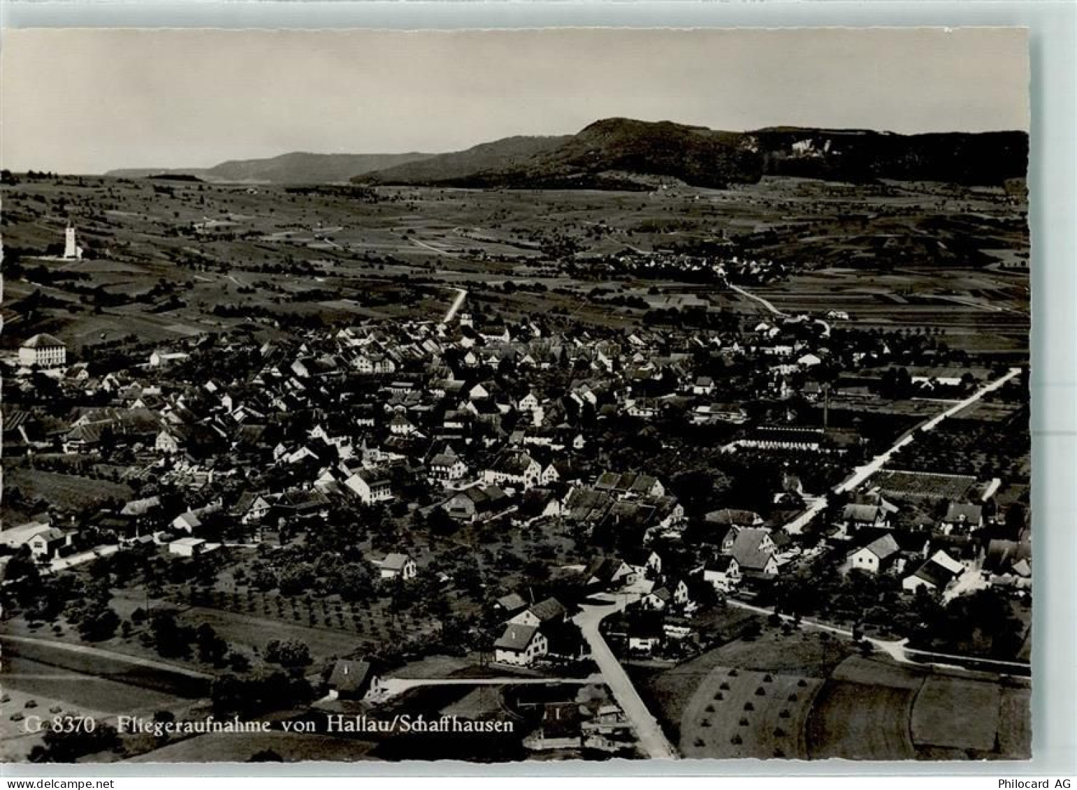 8215 Hallau Gebrauchsspuren Fliegeraufnahme - 13226782