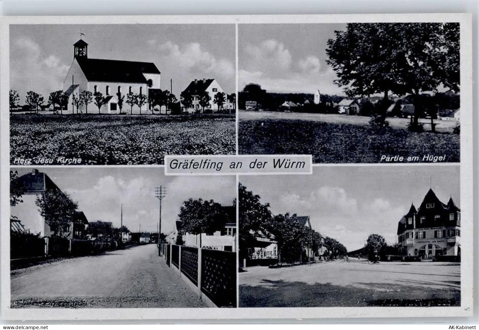 82166 W8032 Gräfelfing - Kirche Herz-Jesu - 51503113