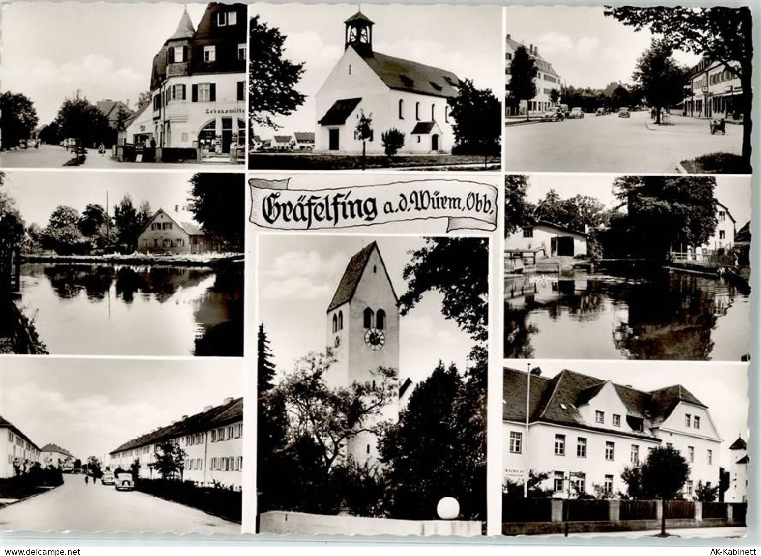 82166 W8032 Gräfelfing - Lebensmittelhandlung Kirche - 52194731