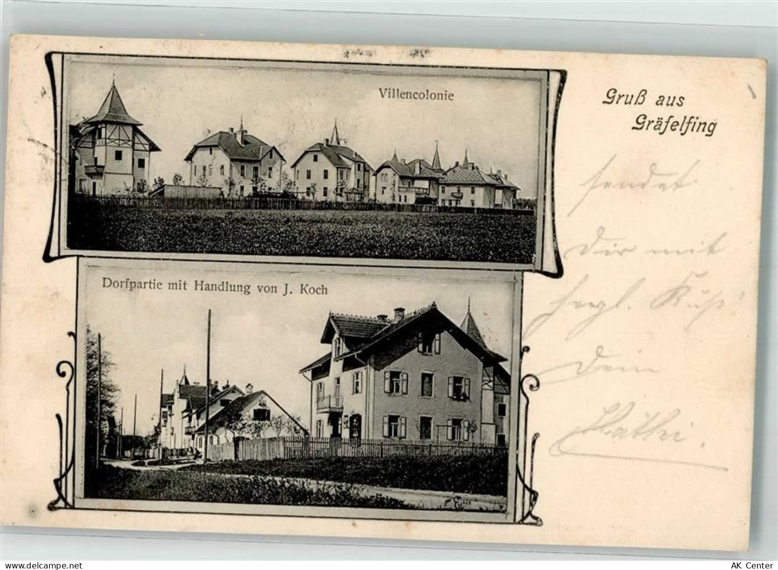 82166 W8032 Gräfelfing - Villenkolonie Dorfstraße Handlung Koch - 13633103