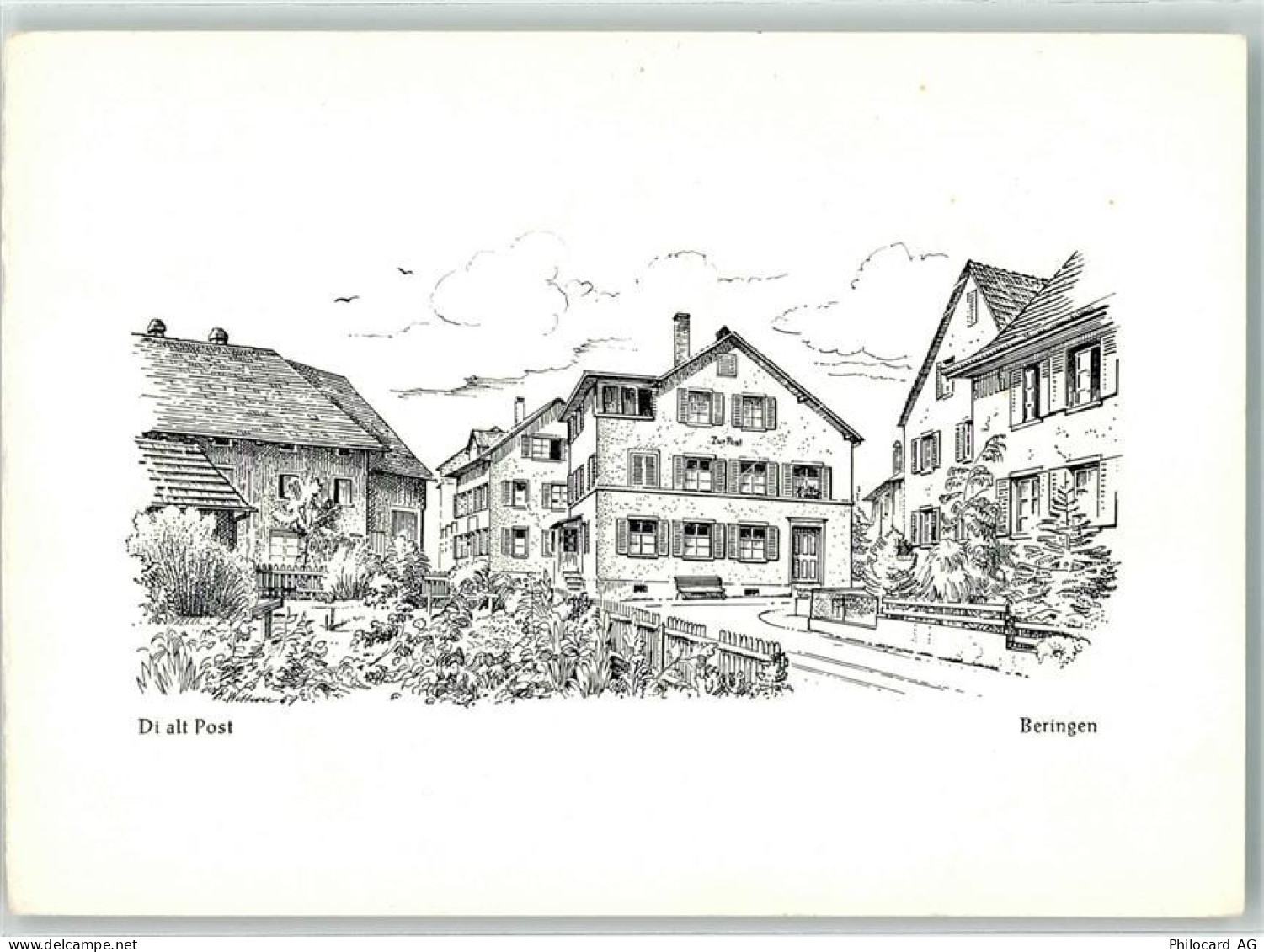 8222 Beringen KEINE AK Alte Post Künstlerkarte - 39489671