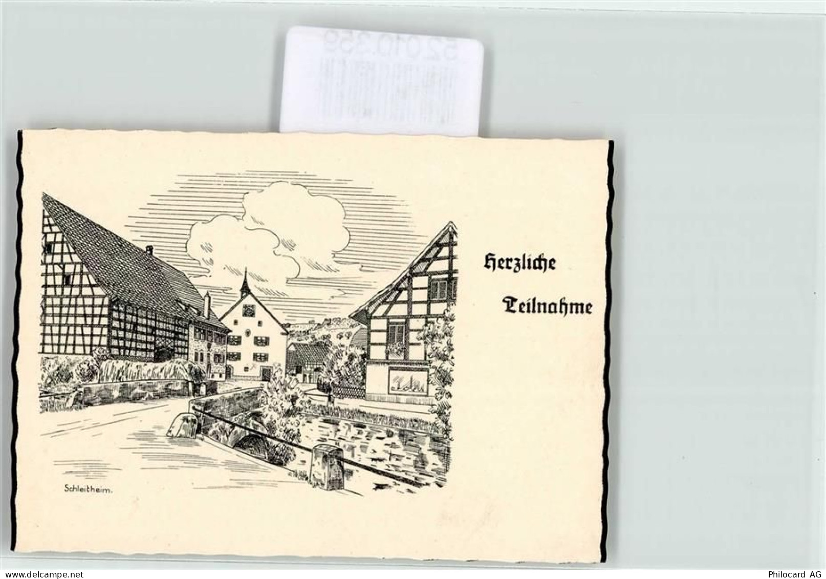 8226 Schleitheim Künstlerkarte Dorfstrasse - 52010359