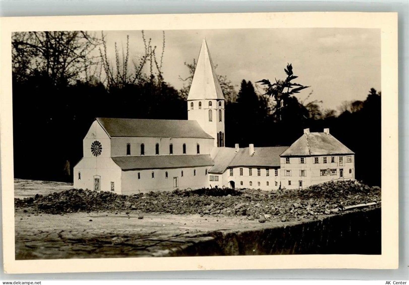 82319 W8134 Pöcking , Kr Starnberg - Modell neue Pfarrkirche - 14012975