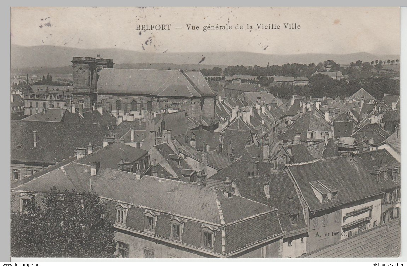(82374) AK Belfort, Vue Générale de la Vieille Ville, 1907