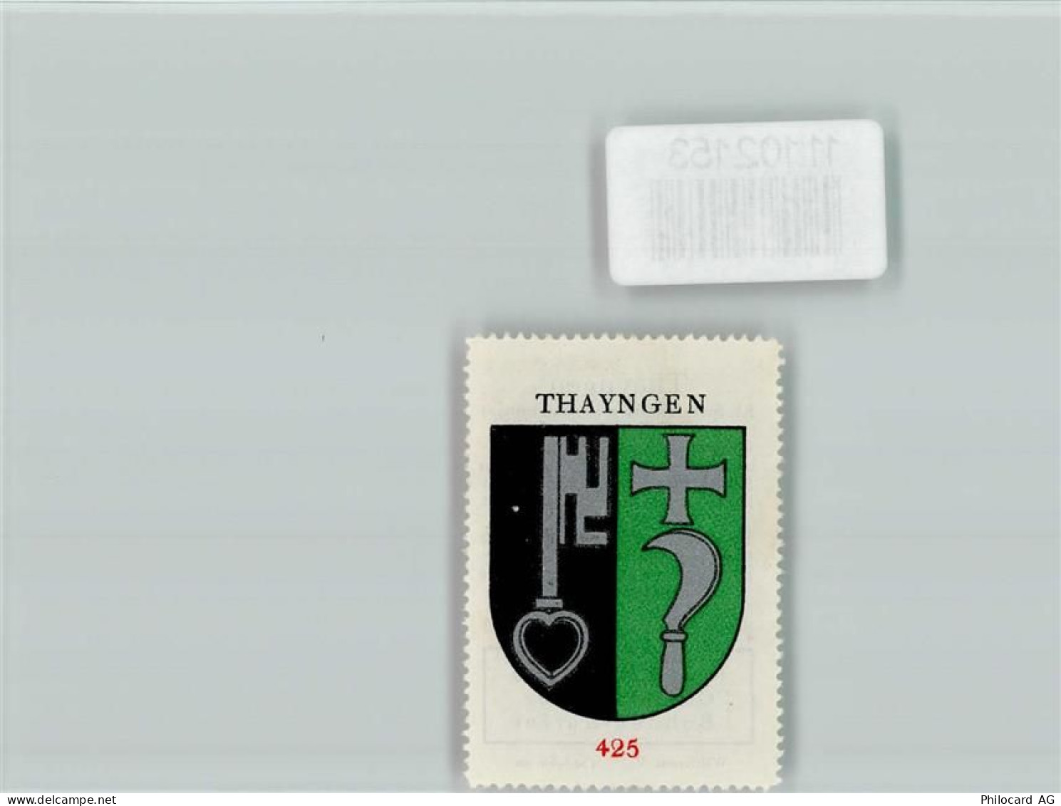 8240 Thayngen - Vignette Wappen Kaffee Hag ca 1920-1940 - 11102153