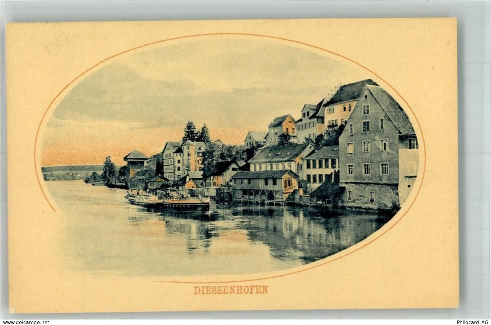 8253 Diessenhofen 1919 Foto AK Raddampfer - 14001255