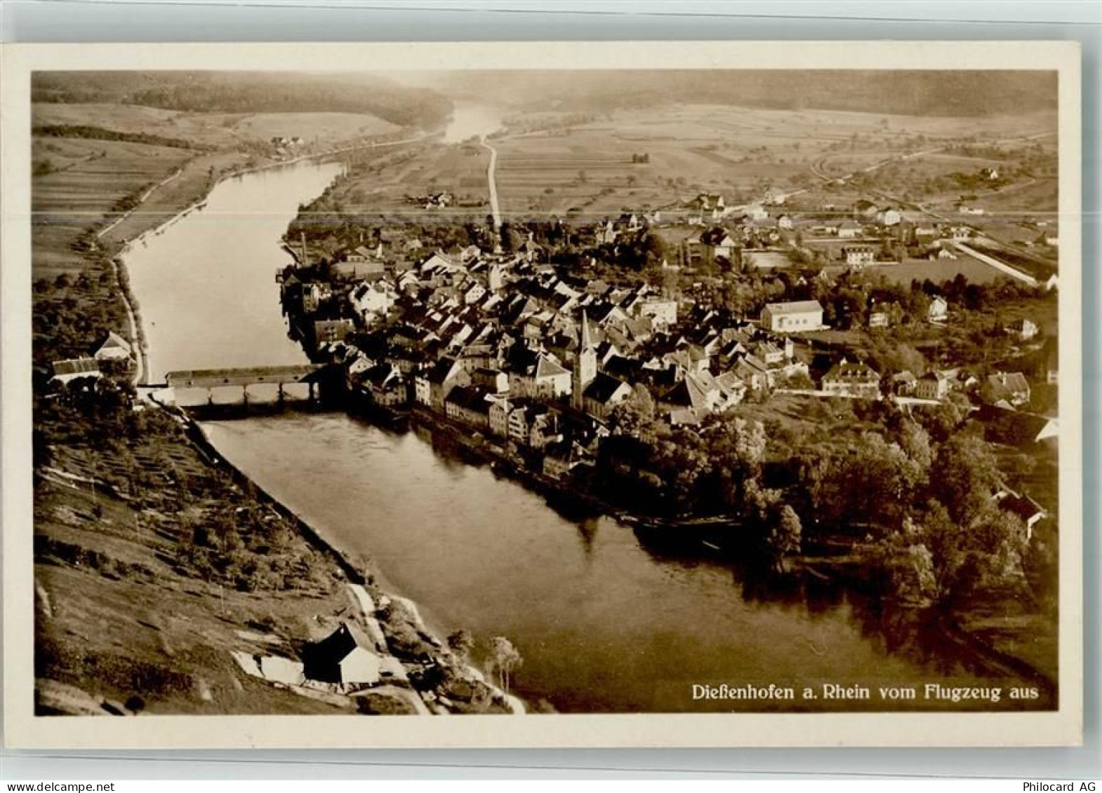 8253 Diessenhofen - Fliegeraufnahme Diessenhofen Rhein - 10747053